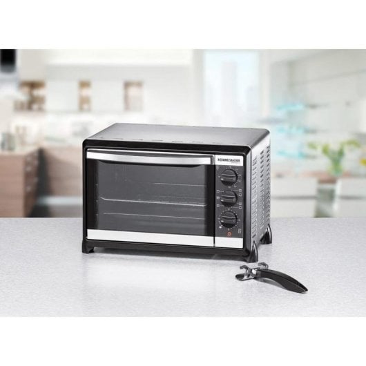 Four électrique Rommelsbacher BG 1055/E 18L Noir Inox convection minuterie 60 min