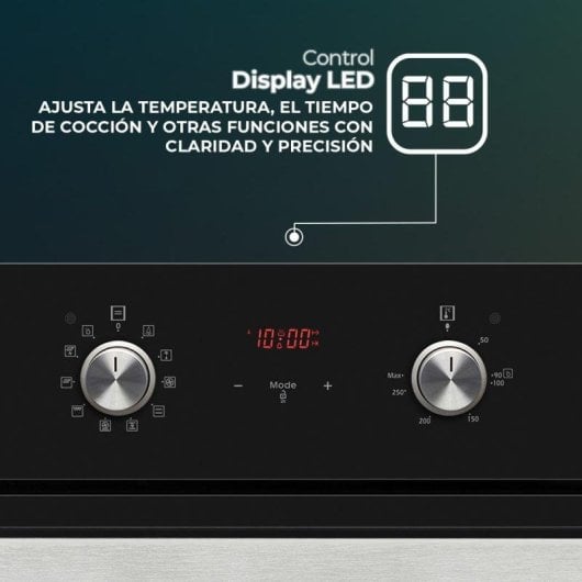 Forno elétrico SVAN SHM10700DCN 69 L Preto com autolimpeza VapClean e Pizza