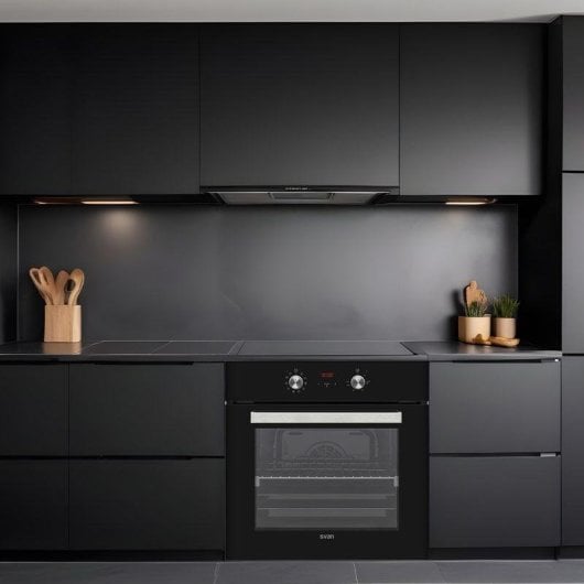 Forno elétrico SVAN SHM10700DCN 69 L Preto com autolimpeza VapClean e Pizza