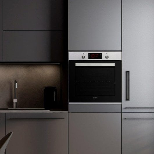 Horno eléctrico Svan SHM10800DCX 78 litros Inox con autolimpieza y cortina de aire