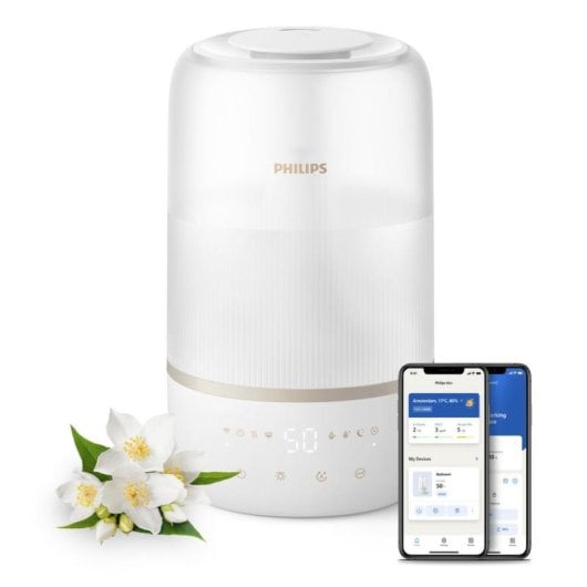 Humidificateur Philips 1000 series Blanc 3L Aromathérapie Connecté Air+