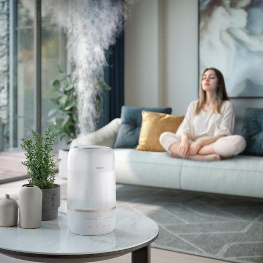 Humidificateur Philips 1000 series Blanc 3L Aromathérapie Connecté Air+