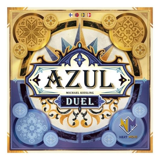Jogo de tabuleiro Asmodee Azul Duel Nordic tático 2 jogadores expansível