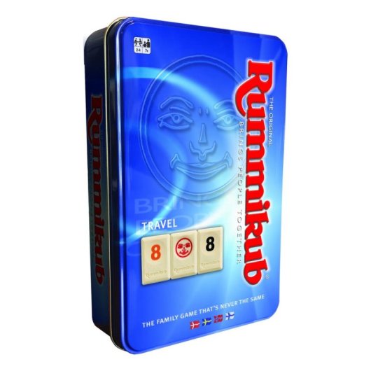 Juego de mesa Asmodee Rummikub Travel Nordic Tin multicolor ampliable