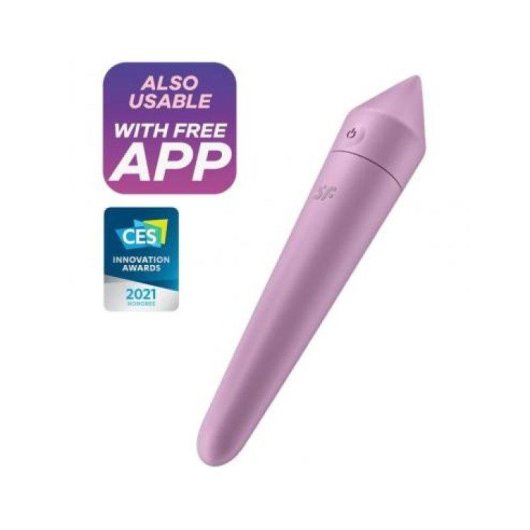 Vibromasseur Satisfyer Ultra Power Bullet 8 Violet Contrôle App Étanche
