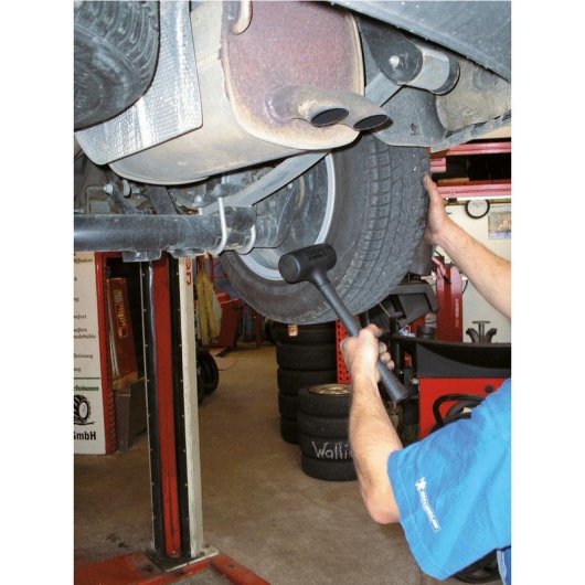 Marteau anti-rebond KS Tools 140.5254 PU Manche fibre de verre 730 g 30 cm