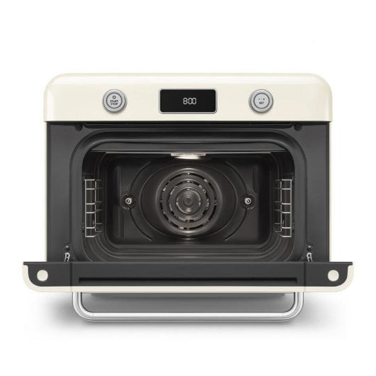 Four vapeur SMEG COF01CREU 0,8L Crème 3 niveaux maintien au chaud
