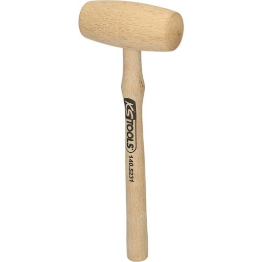 Masse KS Tools 140.5231 Bois 24 cm 160 g poignée bois