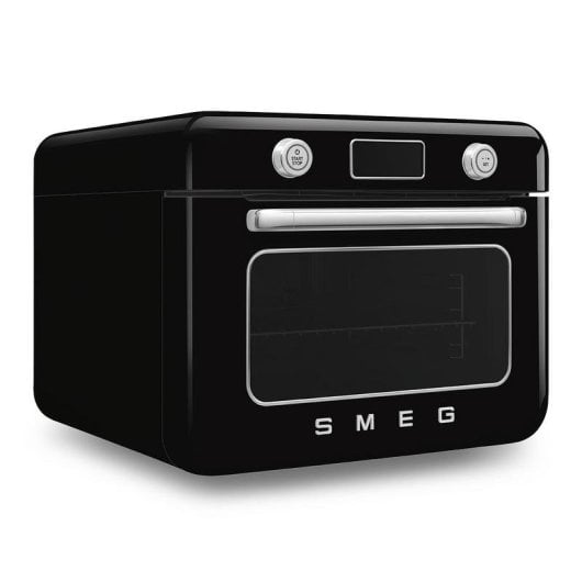 Dampfbackofen elektrisch SMEG COF01BLEU 30 l Schwarz mit Grill und LCD-Display