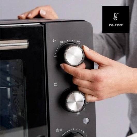 Horno elétrico Taurus Horizon 30 30L Preto com grelha e rotisserie