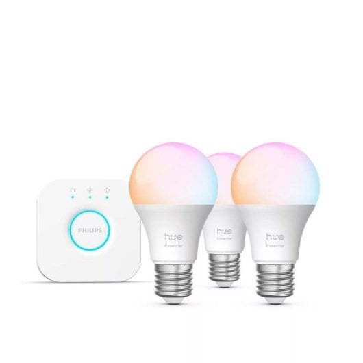 Kit de iluminación inteligente Philips Hue White and Color Ambiance 3 bombillas E27 806 lm Bluetooth Zigbee
