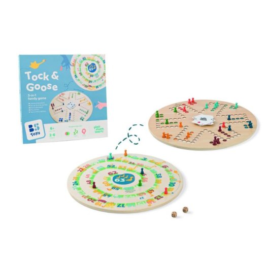Jeu de société BS Toys GA374 Tock & Goose multigenre 2-6 joueurs