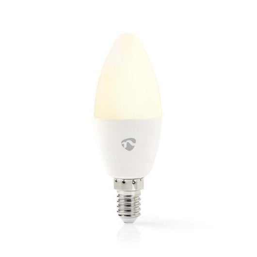 Lâmpada LED Nedis WIFILRC10E14 E27 4.9W RGBW Wi-Fi SmartLife