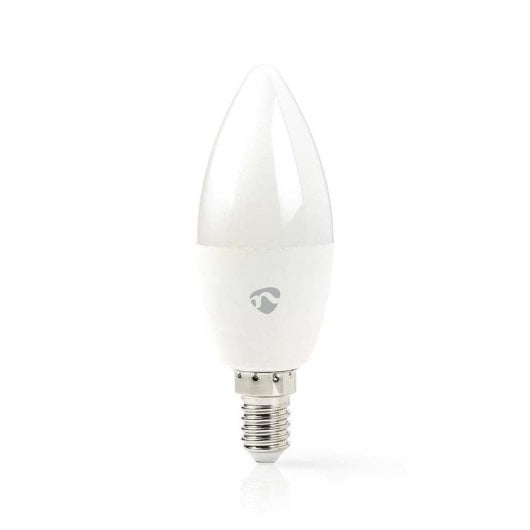 LED-Lampe NEDIS SmartLife E27 4,9W 470lm dimmbar WiFi CCT Candle