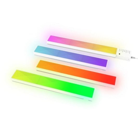 Lampe LED murale TRUST GXT 905 Vybz RGBIC 9 barres télécommande WiFi