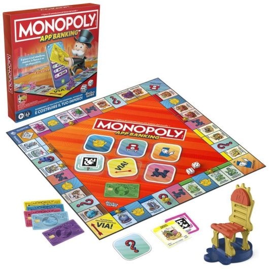 Jogo de Tabuleiro Hasbro Monopoly G1424103 Simulação Económica Multijogador