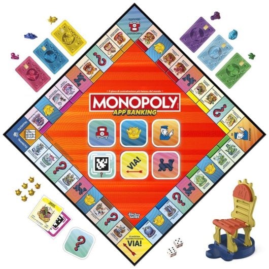 Jogo de Tabuleiro Hasbro Monopoly G1424103 Simulação Económica Multijogador