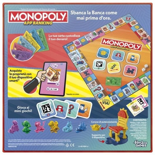 Jogo de Tabuleiro Hasbro Monopoly G1424103 Simulação Económica Multijogador