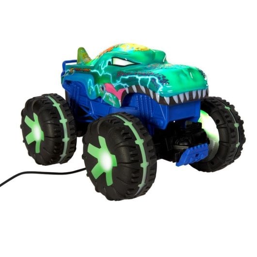 Monster truck Hot Wheels JBD90 1:15 bateria integrada sonoro plástico