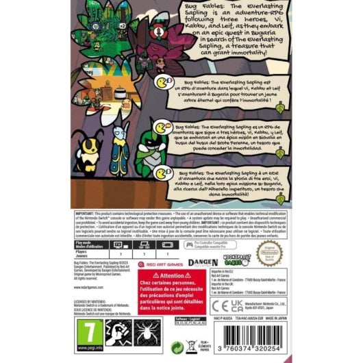 Videojogo Red Art Games Bug Fables The Everlasting Sapling Nintendo Switch Standard