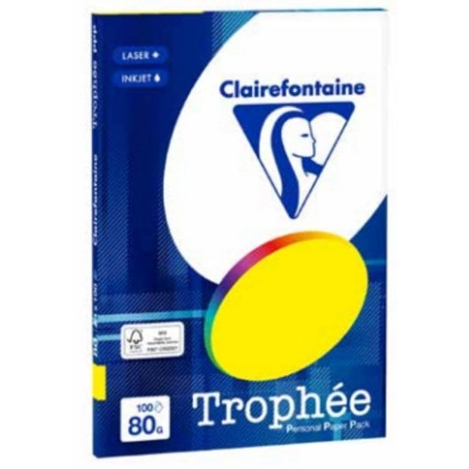 Carta A4 Exacompta Clairefontaine 4101C 80 g/m² Blu 100 fogli stampa laser/inkjet