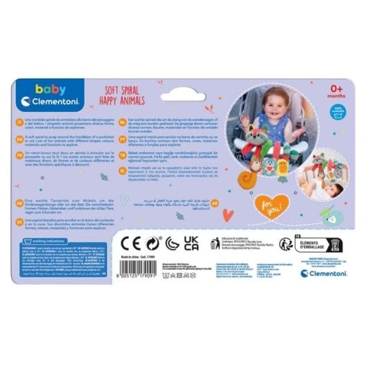 Baby Hängespielzeug Clementoni Baby 17909 Multicolor Universal 1 Stück