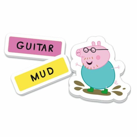 Gioco da tavolo Clementoni Peppa Pig English Words apprendimento 1-6 giocatori