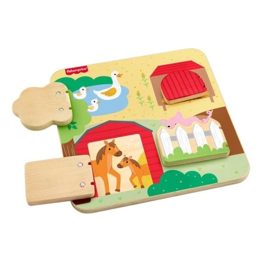 Jogo educativo Fisher Price JCY33 madeira multicolorido aprendizagem motora