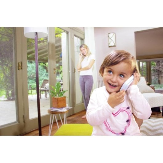 Juego educativo InfiniFUN Teléfono Duo Bluetooth pantalla táctil luces y sonidos