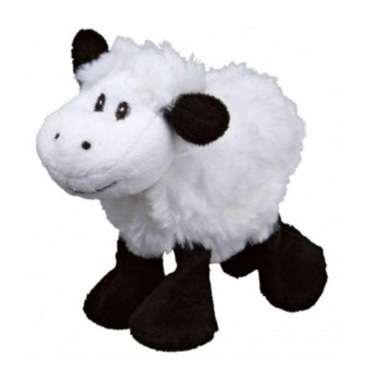 Brinquedo de Peluche TRIXIE 35796 Preto Branco com Apito Integrado 140 mm
