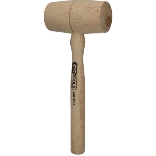 Mallet KS Tools 140.5232 bois manche 30 cm tête 300 g