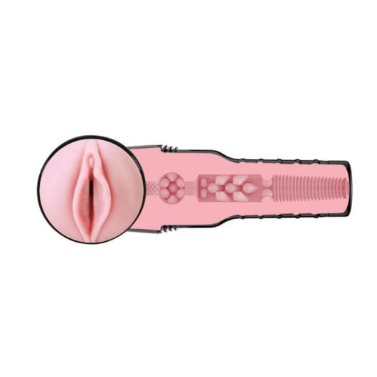 Masturbador Fleshlight Pink Lady Destroya Silicone Vagina 247 mm Preto Rosa