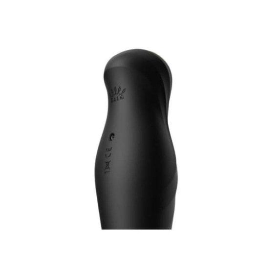 Vibrador Zalo King Thruster Negro con PowerThrust, control remoto y cristal Swarovski