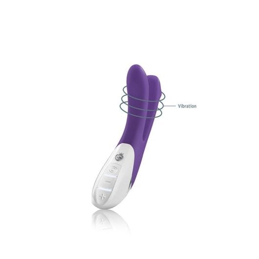 Vibrador Mystim Bon Aparte Estimulação Clitoriana e Vaginal Silicone Roxo USB