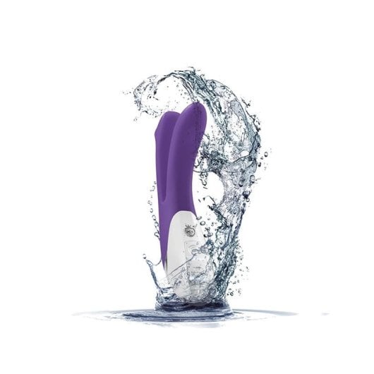 Vibrador Mystim Bon Aparte Estimulação Clitoriana e Vaginal Silicone Roxo USB