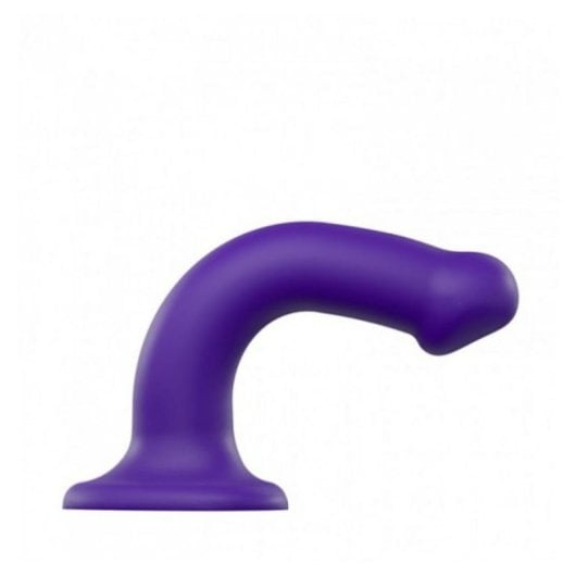 Consolador Strap-on-me 6013373 Silicone Púrpura 180 mm Ventosa Hipoalergénico