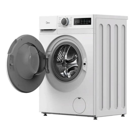 Lavadora Midea MF110W90BA10 Carga Frontal 9 kg 1351 rpm Clase A Blanca TurboWash