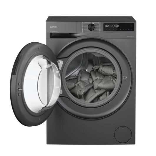 Lavadora Candy BR 49SBL8G-S Carga Frontal 9 kg 1400 rpm A Gris WiFi Inverter