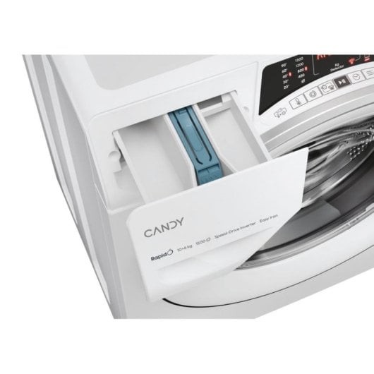 Lavasecadora Candy 10kg A ROW51066DWMST-S Wi-Fi 1500rpm vapor