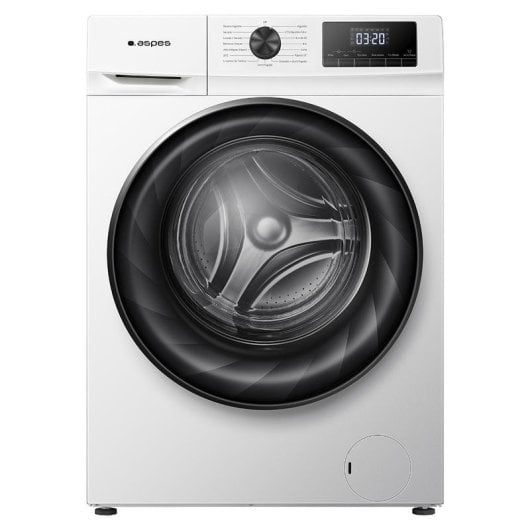 Lavasecadora Aspes 9kg D ALS96400AIDVB Motor Inverter Porta XXL LED