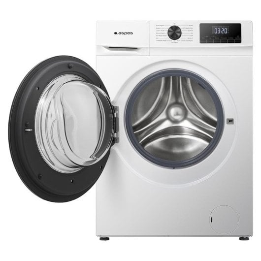 Lavasecadora Aspes 9kg D ALS96400AIDVB Motor Inverter Porta XXL LED