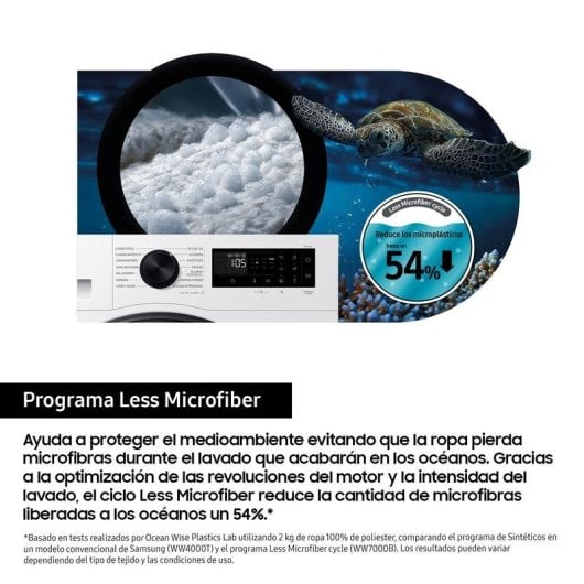 Lavasecadora Samsung 9kg/5kg A-10% WD90DG5G34BEEC fondo reducido Wi-Fi AI EcoBubble