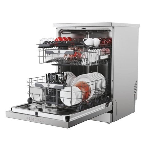 Lavavajillas Hoover H-DISH 500 HF 5C4F0PX 15 Cubiertos Clase C Wi-Fi y apertura automática