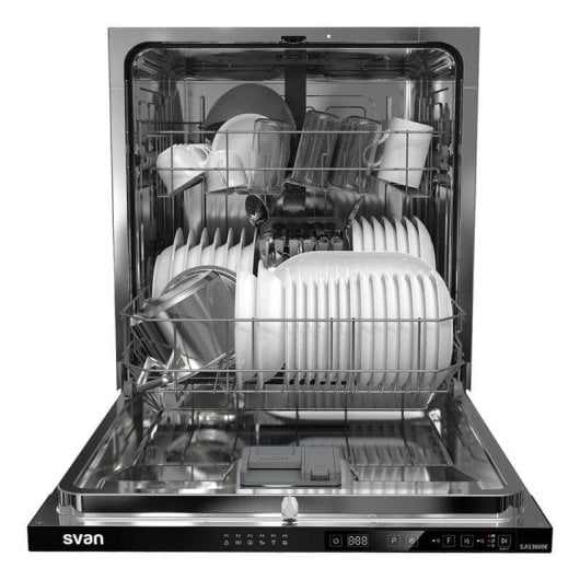 Lavavajillas Svan SJI13600E 14 Servicios E con Display LED y Secado Residual