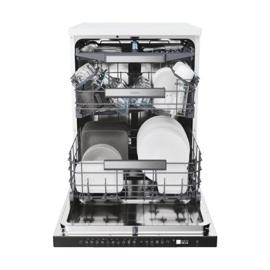 Lavavajillas Haier XF 4A4M4PW 14 Serviços Classe A Wi-Fi Porta Automática
