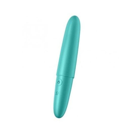 Vibrador Satisfyer Ultra Power Bullet 6 Mini Turquesa 12 Modos Resistente Água