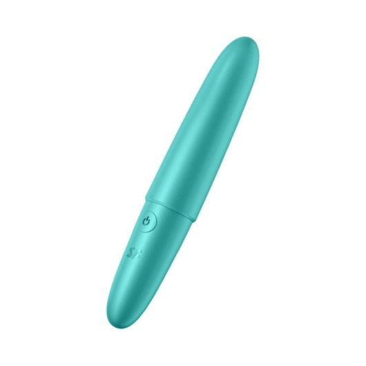 Vibrador Satisfyer Ultra Power Bullet 6 Mini Turquesa 12 Modos Resistente Água