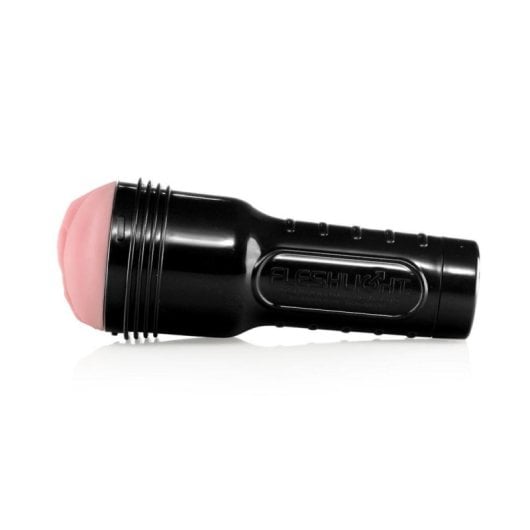 Masturbador Fleshlight Pink Lady Mini-Lotus Silicone Preto Rosa 247 mm