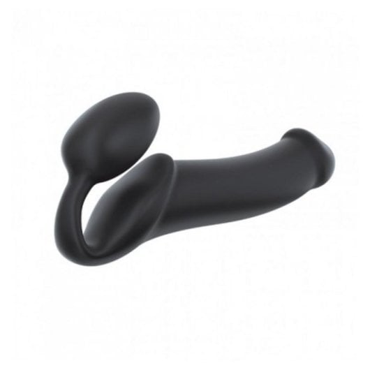 Consolador com Arnês STRAP-ON-ME 6012888 Silicone Preto 160 mm Impermeável