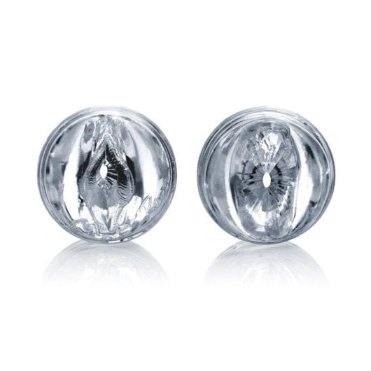 Masturbador masculino Fleshlight Riley Reid Quickshot transparente apertura vagina